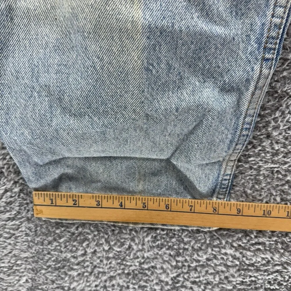 Vintage Levis Jeans 550 Relaxed Fit 40x32 Light Wash 100% Cotton Work Pants READ